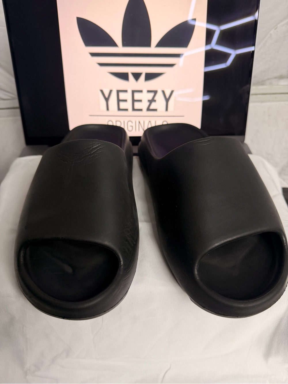 Yeezy Black Minimalist Slide Sandals
